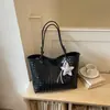 Bolso de mano tejido Shuai Mijia de gran capacidad, moderno, para mujer, nuevo de principios de otoño de 2026, elegante para ir al trabajo, de un solo hombro, para llevar debajo del brazo