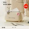 Caja de Pañuelos Creativa y Elegante para Uso Doméstico en Sala de Estar, Dormitorio, Comedor, Caja de Almacenamiento de Pañuelos para Escritorio con Dispensador de Pañuelos Incorporado con Resorte