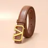 Cinturón de Cuero Genuino Nuevo Transfronterizo para Mujer Moda Casual Versátil Decorativo Pantalones de Vestir Falda Cinturón de Gama Alta Cinturón de Viaje