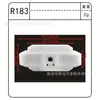 Forro do para-lama do carro pia de despejo para-brisa spoiler dianteiro suporte de para-choque placa decorativa fivela