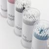 100 Cilindro Cotonete Swab Venda por atacado descartável doméstico Crystal Rod Makeup Remover Cotton Swab Enxerto Eyelash Limpeza Stick