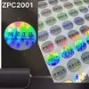 Etiqueta de certificado de control de calidad de productos electrónicos, marca registrada láser, etiqueta adhesiva anti-falsificación, etiqueta de QC plateada brillante, sticker