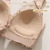 Novo Estilo Sutiã Confortável com Renda Frontal, Botões Ajustáveis, Push-Up Que Levanta e Sustenta os Seios Laterais, Previne a Flacidez e Não Tem Aro para Mulheres