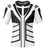 Verano 2024 Nuevo Comercio Exterior Europa y América Amazon Poceli Elfo Sueño Camiseta de Manga Corta Estampada Cuello Redondo Ropa de Fitness