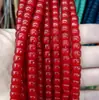 Vidro Cristal Imitação Jade Cor Sólida Não Desbota 6*8mm Contas Espaçadoras Semi-Acabadas Acessórios para Pulseira Colar DIY Acessórios Atacado