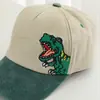 2026 Gorra Infantil Primavera Nueva Dinosaurio Niños de Moda Fresca Gorra de Béisbol Elegante Visera Protector Solar Sombrero Protector