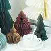 Bolas de Papel Panal Transfronterizas con Bordes Dorados y Fijación Magnética para Decoraciones de Fiesta Navideña, Decoraciones de Panal de Papel Colgantes para Fiestas y Decoración del Hogar