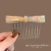 2026 Nuevo Peine de Múltiples Dientes de Acetato Color Carey de Alta Gama Dongdaemun, Accesorio para el Cabello para Mujeres con Temperamento Elegante