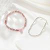 Pulsera de circón natural de joyería popular de Amazon para mujer, nicho simple de alto sentido, joyería para pareja de San Valentín al por mayor