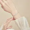 Pulsera de Esmalte Luminosa Nomeolvides para Mujer, Nuevo Diseño Estilo Chino, Joyería de Flor de Rosa Estilo Ins Nicho, Regalo para Mejor Amiga