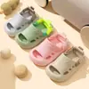 Sandalias de Verano para Niños Estilo Coreano Pantuflas para Niños Niños y Niñas Nuevas de Eva Color Puro Zapatos de Playa con Agujero para el Dedo del Pie