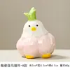 Adornos de Cerámica Creativos, Dibujo Animado de Pájaro Ajo, Mascota Linda, Decoración de Escritorio para Estación de Trabajo, Regalo para Amigos, Estilo Nuevo