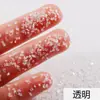 Fragmentos para Uñas de Hot-selling Transfronterizo Múltiples Capas Galvanizados DIY Gotas de Cristal Pegamento Relleno de Grava Pintura de Porcelana Cristalina Arenas Arena Plateada