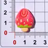 Brinquedo de Sorvete de Morango Fofo Simulado Cola de Creme DIY Resina Pequenos Acessórios Decoração para Tamancos