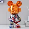 Adornos Decorativos Geniales y Modernos de Oso Fluido DJ Celebridad de Internet Decoración Moderna para Sala de Estar Hogar Gabinete de Vino Gabinete de TV Venta al por Mayor
