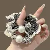 Goma para el pelo de encaje floral para mujer, Banda elástica para coleta alta, Cuerda para el pelo duradera de alta elasticidad, Elegante accesorio para el pelo
