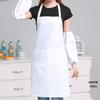 Avental de Chef Meio Comprimento Decote Halter Hotel Café Restaurante Chinês e Ocidental Garçom Avental de Trabalho Masculino Peça Única Personalizado Atacado