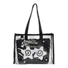 Bolso Transparente de Moda para Mujer 2026 Nuevo Verano Casual Bolso de Gelatina para Playa Bolso de Hombro Sencillo para el Trabajo Bolso Tote