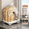 Estante para tapas de ollas Soporte de encimera de pie Artefacto para colocar tabla de cortar Estantería de almacenamiento multiusos de cocina para espátulas