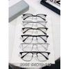 Gafas de negocios de celebridades de Internet, sencillas y cómodas, con montura ultraligera, sencillas, artísticas, de belleza, estilo explosivo, agresivas, errantes, maestras, hermosas, 8065