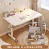Escritorio de Estudio para Niños, Escritorio de Escritura para Estudiantes en Casa, Dedicado para Tareas, Escritorio y Silla Blancos Ajustables Simples Grandes