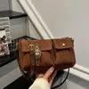 2026 Nuevo Bolso Retro de Gamuza Escarchada Otoño/Invierno, Bolso de Viaje Estilo Maillard, Bolso Cruzado de Hombro Único de Gran Capacidad