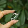 Clip de Fixação para Trepadeira de Rabanete Verde Gancho de Pendurar Conveniente para Enrolar Videiras Galhos e Folhas de Plantas Verdes Ferramenta Auxiliar de Jardinagem