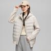Chamarra de Plumas para Hombre Ligera con Capucha 2024 Invierno Nuevo Tejido de Punto Costuras para Pareja Versátil Trendy Casual Chaqueta Ropa de Hombre