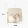 Bolsa de almacenamiento colgante para ropa interior, organizador de armario para colgar en la pared para calcetines y ropa interior, esencial para la mesita de noche del dormitorio