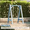 Columpio de Madera Resistente a la Corrosión de Moda para Patios Exteriores en Jardines Pequeños, Columpio Infantil de Madera Maciza para Balcones Interiores en Apartamentos Pequeños, Columpio Individual para Ocio en Casa