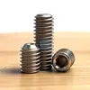 Tornillos prisioneros de acero aleado Grado 12.9 con cabeza avellanada y extremo plano, Tornillos prisioneros de alta resistencia M2.5-M10