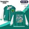 Chaqueta Infantil de Minecraft Ropa Niños Creeper Béisbol Manga Larga Conjunto Primavera y Otoño Moderno