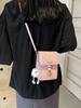 Bolso plateado para mujer 2024 nueva moda de verano bolso de hombro super popular bandolera bolso para teléfono móvil bolso cuadrado pequeño
