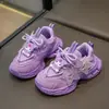 Zapatos de Niña Verano 2026 Nuevo Modelo Malla Ligeros para Niños Zapatillas de Suela Suave Transpirables Antideslizantes Zapatos de Papá para Niñas