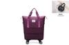 Bolsa de Viaje de Capacidad Extra Grande con Ruedas Universales, Bolsa de Maternidad, Bolsa para Viajes de Negocios de Corta Distancia en Avión, Bolsa de Almacenamiento (Sin Cerradura)
