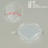 Caja Rectangular de Plástico Transparente de PP Caja de Empaque para Maquillaje Polvera Caja para Baterías de Hilo dental tamaño pequeño Caja de Empaque para Productos Pequeños
