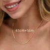 Las joyas más vendidas de Amazon: Collar vintage de cadena redonda para clavícula estilo callejero para mujer, collar simple y versátil de cadena de cuentas planas de doble capa