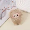Acessório de broche criativo de ovelha de pelúcia e urso corado, acessório de cabelo de animal de desenho animado, acessório para bolsa e chapéu, atacado