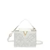 2026 Bolsa Mini Quadrada com Padrão de Diamante Bordado Estilo Horizontal Transfronteiriça Bolsa Transversal de Alto Padrão Bolsa de Ombro Único Bolsa Feminina