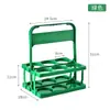 Cesta de Cerveza Portátil Estante para Vino Cesta de Plástico Estante Plegable para Vino Portátil Caja Portátil para Botellas Estante Portátil para Llevar 6 Botellas