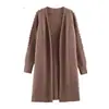 Para Comércio Exterior Transfronteiriço Europeu e Americano Roupas Femininas Aliexpress Mais Vendidas Outono Solto Versátil Strass Multicor Cardigan de Tricô
