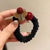 Colección Coreana Nueva de Scrunchies Plisados de Encaje con un Toque de Lujo, Accesorio para el Cabello Simple y de Moda con un Sentido de Elegancia