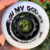 OMG quién ama a quién quién patines patines en línea rueda de freno de papaya 72MM76MM80MM
