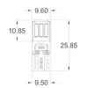 Luz de Instrumentos Transfronteriza de Ebay Luz LED de Lectura para Coche 70208Smd Luz de Techo Decodificación T10 Luz Indicadora de Ancho Multifunción