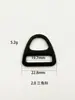 Venta Directa de Fábrica Hebilla de Anillo D de Aleación de Zinc, Hebilla de Ajuste de Tres Niveles para Mochila, Accesorios de Ferretería para Equipaje, Hebilla Triangular Metálica para Mascotas