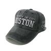Gorra de algodón lavado vintage americana para hombre, sombrero para el sol de primavera y verano, gorra de béisbol bordada BOSTON para niños, Europa y América transfronteriza