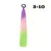Peluca de Nuevo Estilo para Mujer, Cola de Caballo Larga Trenza Grande de Fibra Sintética de Colores, Trenza Grande de Color Dorado Láser de un Solo Hilo, Accesorio para el Cabello de Chica Popular