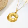 Colar de Girassol Totalmente Cravejado de Diamante para Mulheres, Corrente de Clavícula com Pingente de Girassol Versátil de Luxo Leve, Venda Direta de Fábrica com Galvanoplastia a Vácuo