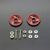 Accesorios de tracción en las cuatro ruedas hechos en casa anillo de goma ciclón de 19 mm rueda guía de baja fricción precio unitario
