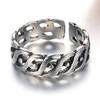 Anillo de apertura de plata tailandesa retro antiguo de celebridades de Internet en vivo, anillo chapado en plata, anillo de plata antiguo personalizado de moda popular